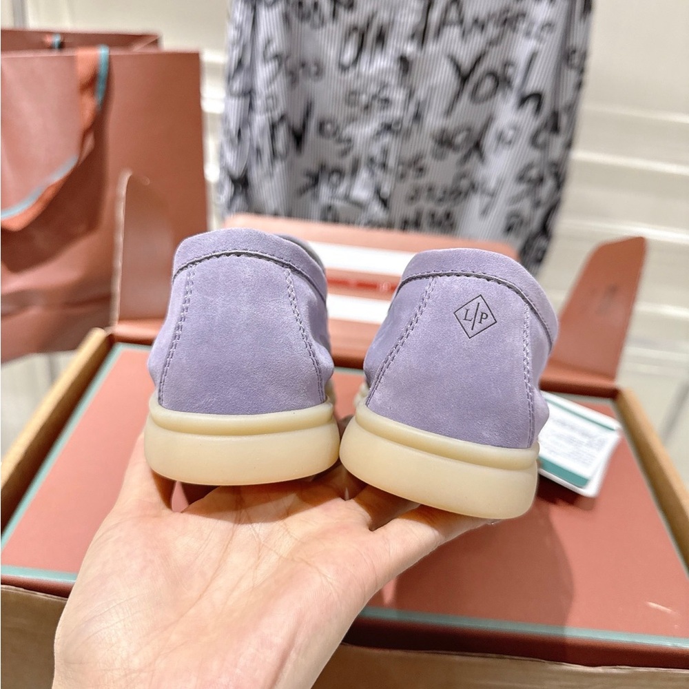 Loro Piana Lavender Suede Loafers | Spring Essential 👡💕 - Picture 6 of 9